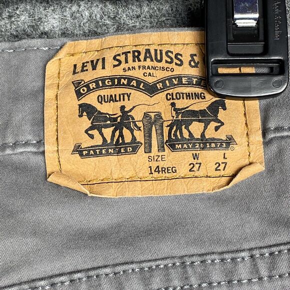 Levis 511 Jeans Boys 14 Regular 27x27 Slim Fit Stretch Denim Y2K Streetwear - Picture 5 of 12